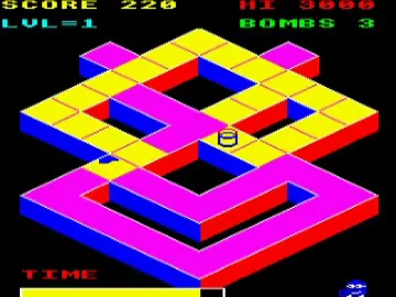 Q-Man's Brother (1983)(Blue Ribbon)[h TSTH] screen shot game playing